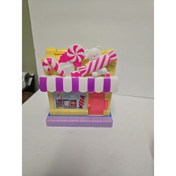 Mattel Polly Pocket Candy Shop Compact With 2 Figures 2018 - Picture 4 of 5